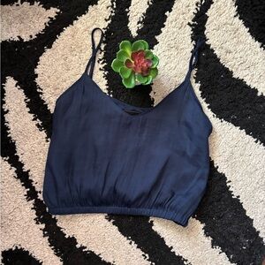 Reset By Jane Blue Strap Crop Top XS